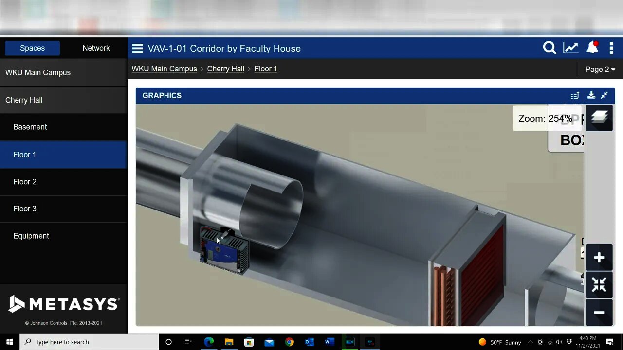 VAV Control System overview and basic operation