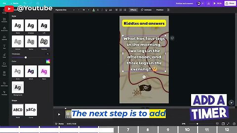 how to create 30 riddles videos in 30 seconds on canva