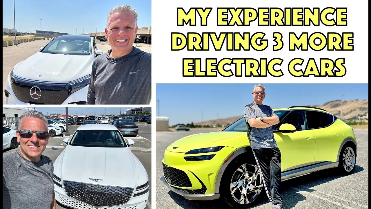 My Experience Driving 3 More Electric Cars