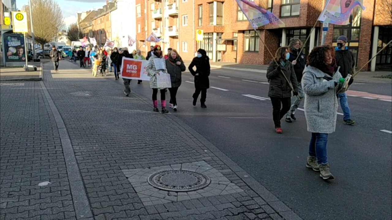 8. MG DEMO Sonntagsspaziergang am 14.03.2021 in Mönchengladbach & Rheydt
