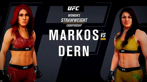 EA Sports UFC 3 Gameplay Mackenzie Dern vs Randa Markos