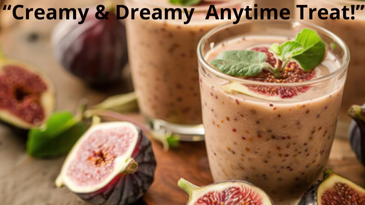 Creamy Dreamy Spiced Fig Smoothie: Your New Go-To Anytime Treat