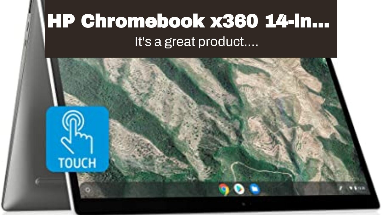 HP Chromebook x360 14-inch HD Touchscreen Laptop, Intel Celeron N4000, 4 GB RAM, 32 GB eMMC, Ch...