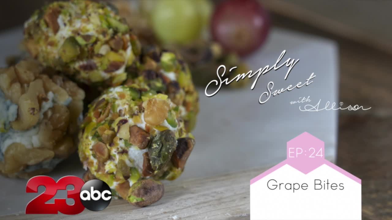 Creamy and crunchy Grape Bites will be your new favorite treat!