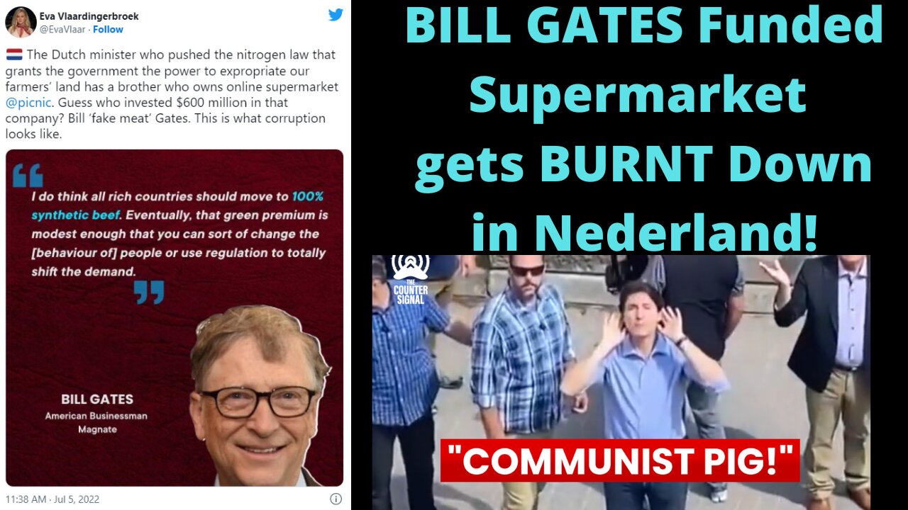 Bill Gates Funded Supermarket BURNT to the Ground!