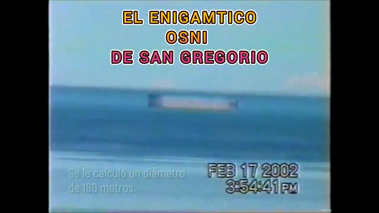 Unidentified Underwater Object (OSNI) San Gregorio, Magallanes, Chile 2002.