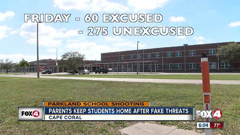 335 kids stay home Friday from Caloosa Middle