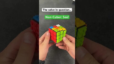 “I once solved 5 sides and couldn’t get the last one” #cubing #cube #funny