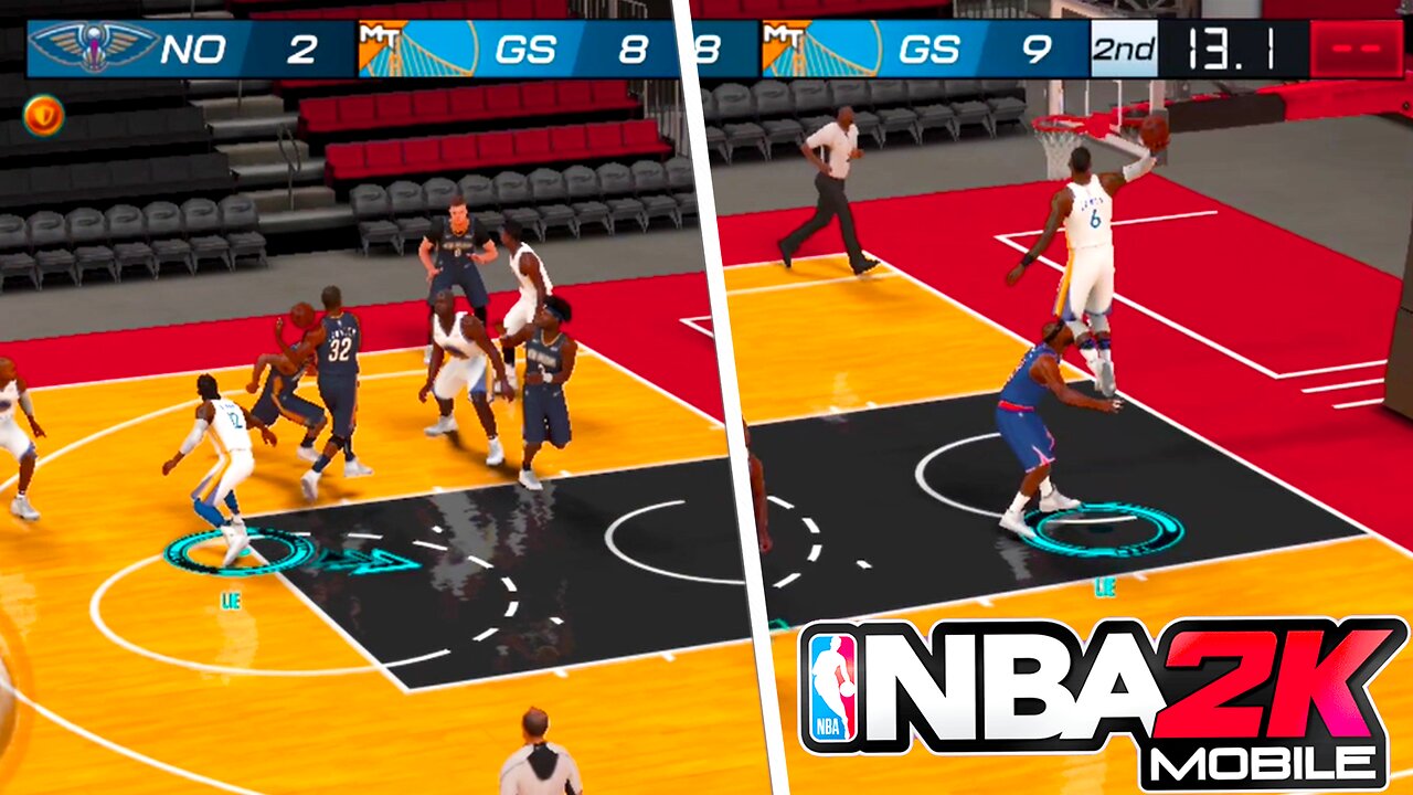 LeBron James High Vertical Dunk! NBA2K Mobile Season 5 H2H Highlights Ep. 9