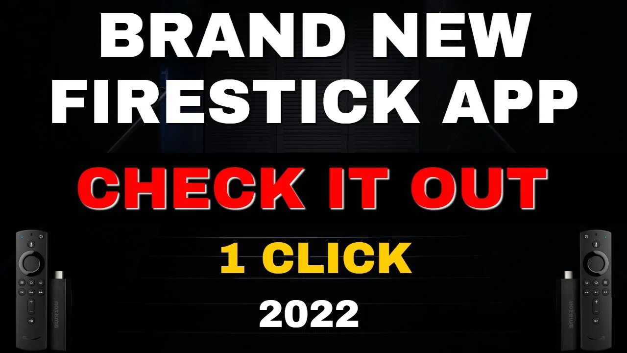 BRAND NEW FIRESTICK APP for you - CHECK THIS OUT! 2022