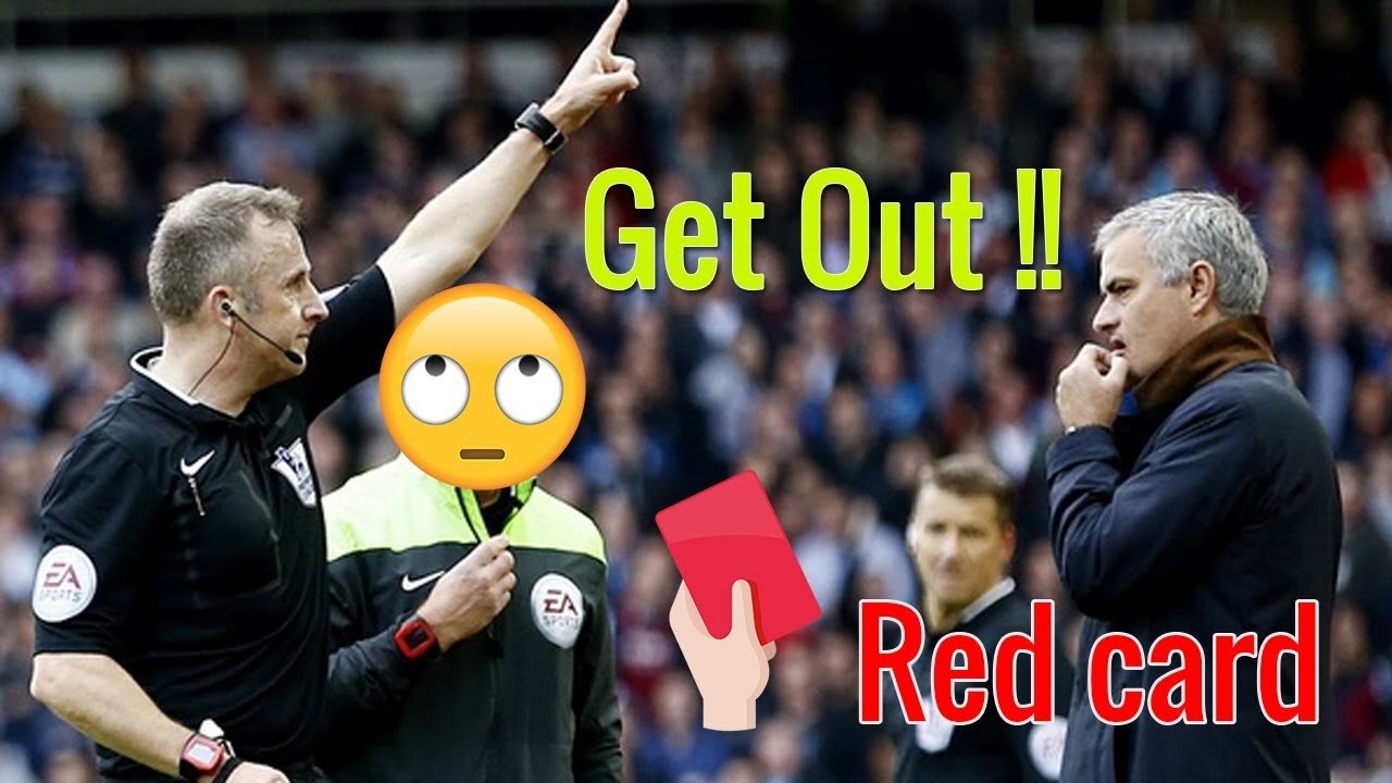 Top 10 Football Coach Sent off Red card during match