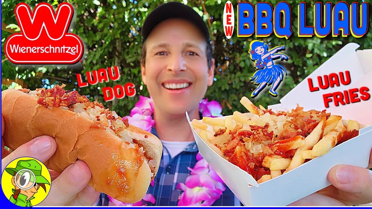 Wienerschnitzel® 🌭 LUAU DOG & FRIES Review 💃🌭🍟 BBQ LUAU MENU ♨️🌺 Peep THIS Out! 🕵️‍♂️