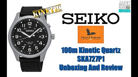 Great Field Watch! | Seiko 100m Kinetic Quartz SKA727P1 Unbox & Review