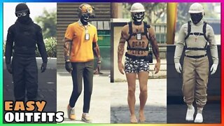 Top 4 Easy To Make Male Tryhard Outfits Using Clothing Glitches #11 (GTA Online)