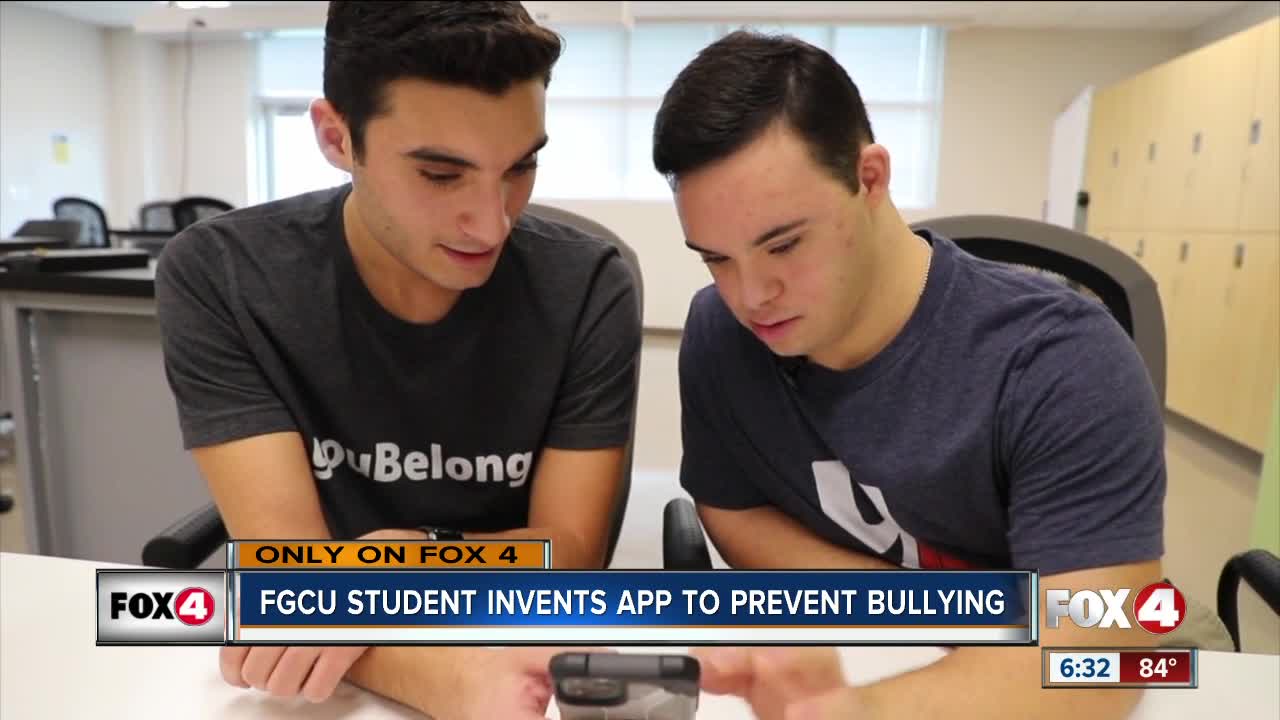 FGCU student invents app to prevent bullying
