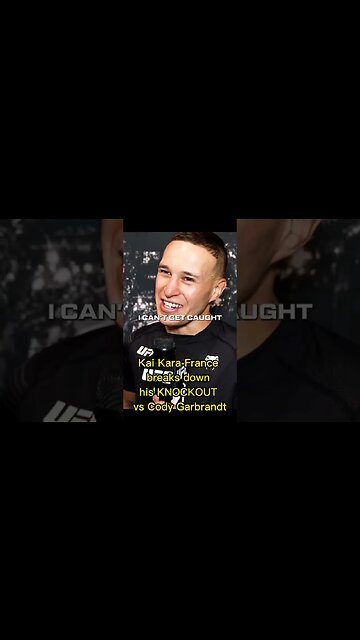 Kai Kara-France breaks down his KNOCKOUT vs Cody Garbrandt😹 😹 😹