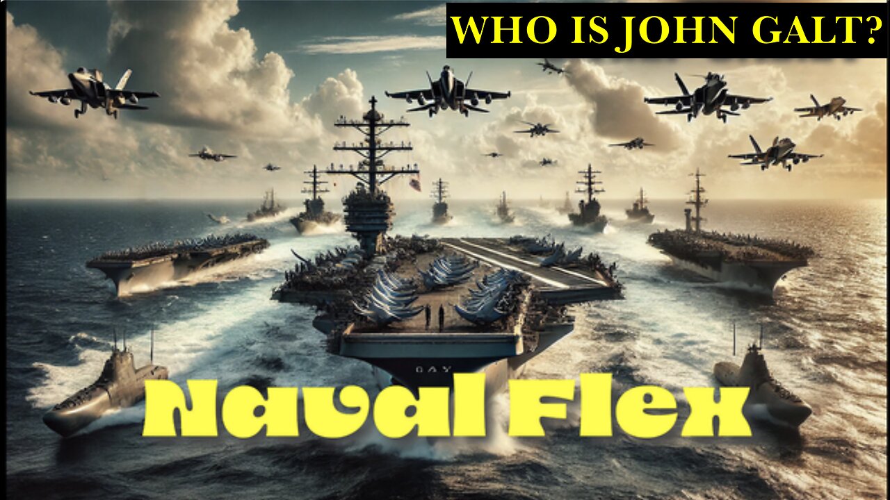 MONKEY SITREP-US NAVAL FLEX TAKING PLACE. TY JGANON, SGANON