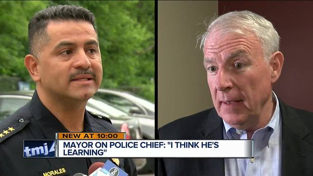 Mayor Barrett: 'I have confidence in the police chief'