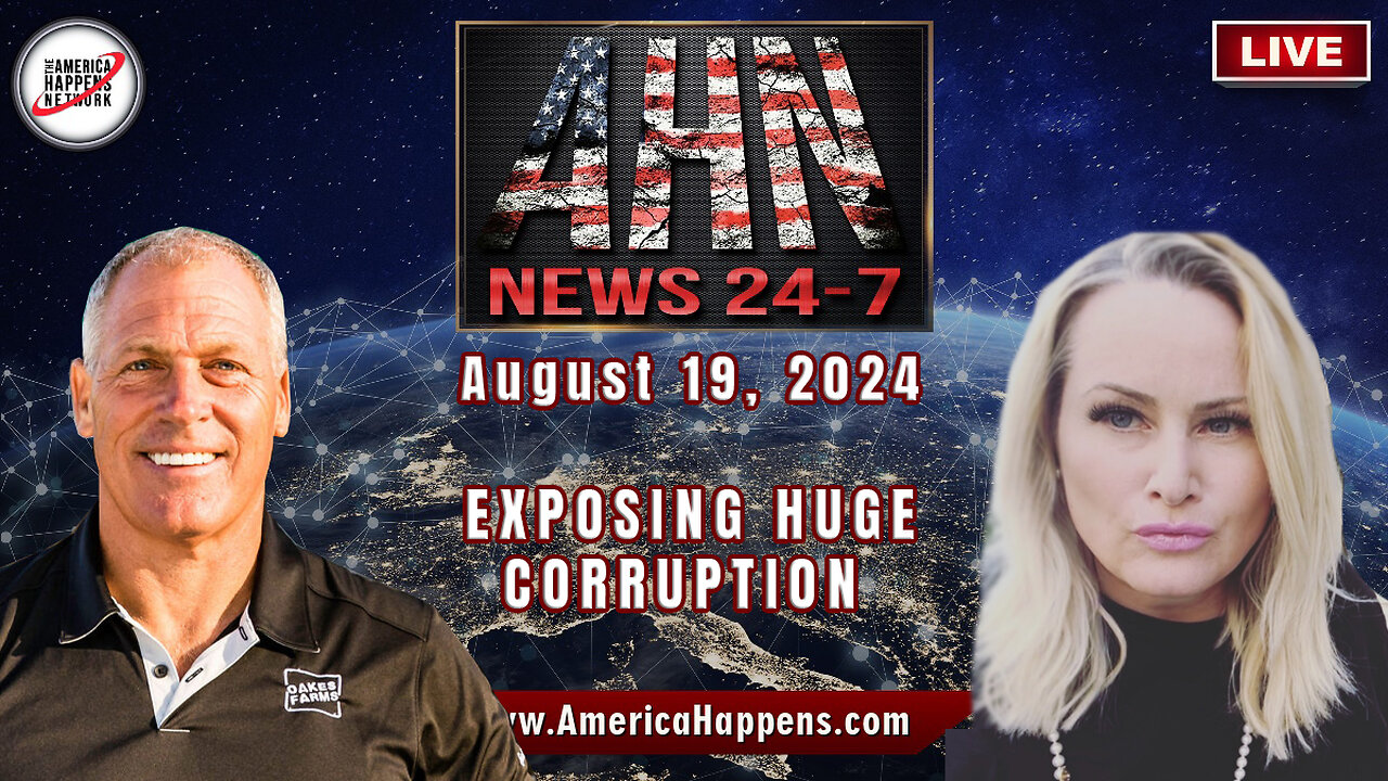 Exposing HUGE Corruption - AHN News Live - August 19, 2024, Corinne with Alfie Oakes