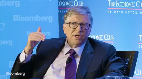 ⛔️Bill Gates rambling for 30 seconds about how we need to "change cows" because they fart too much.