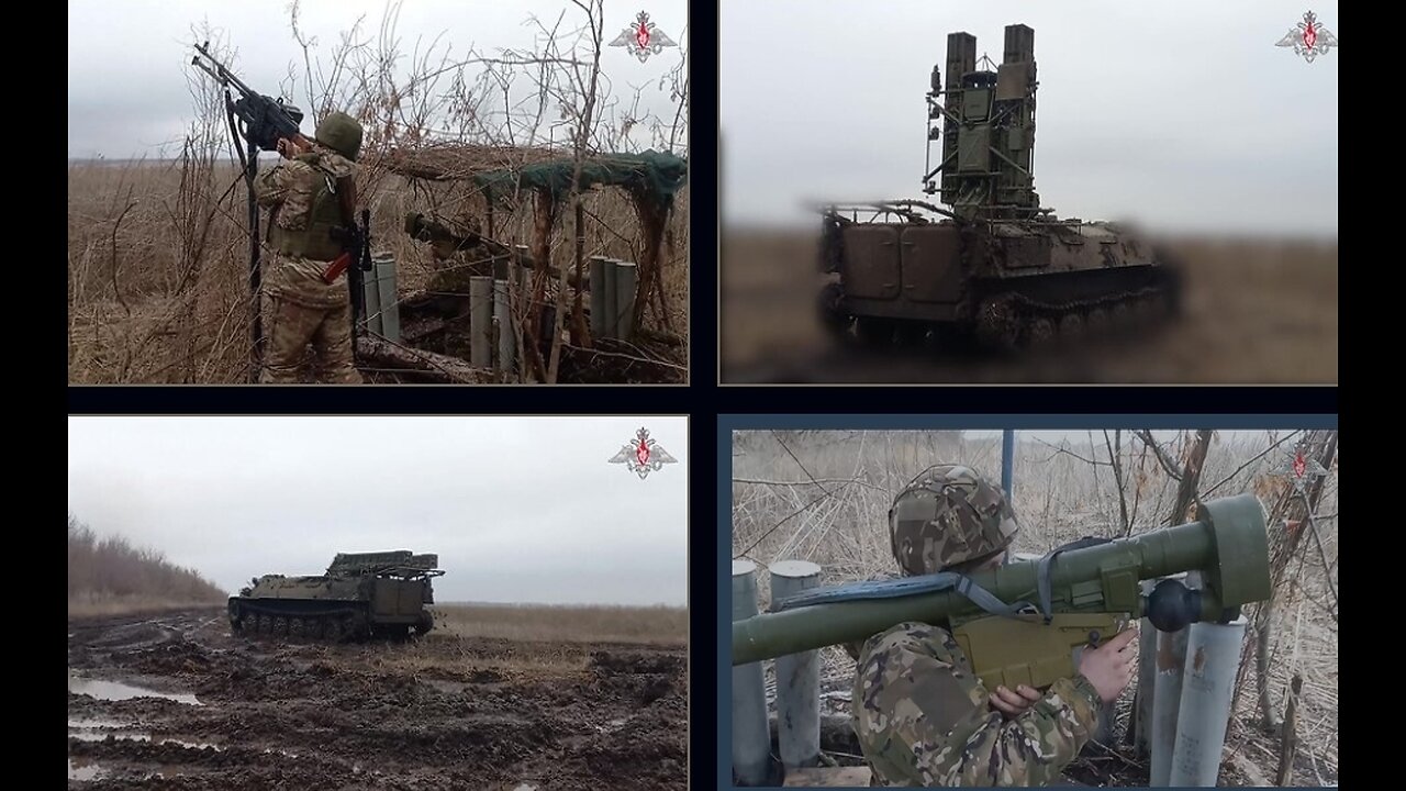 The sky is under reliable protection by Strela-10 air defence system crews