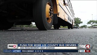 Push for more bus drivers in Lee County