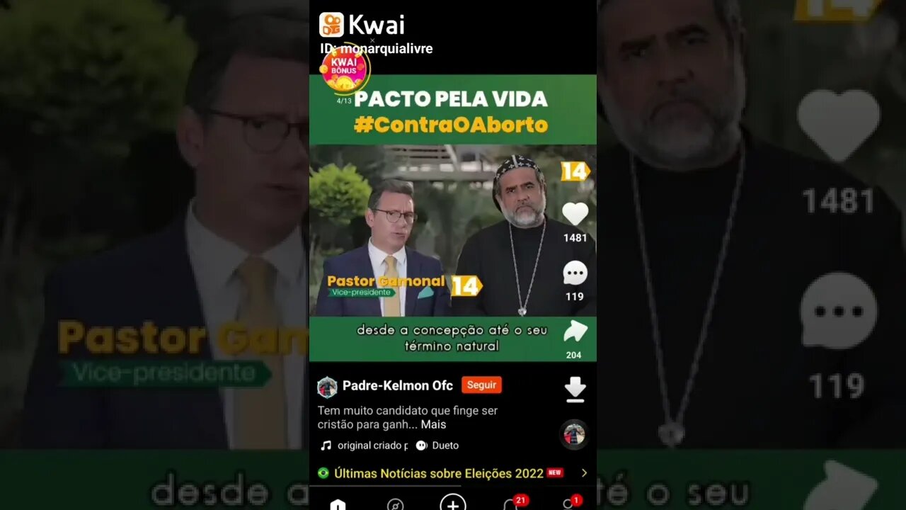 Quem é o vice do padre Kelmo do PTB de Roberto Jefferson nas eleições 2022?