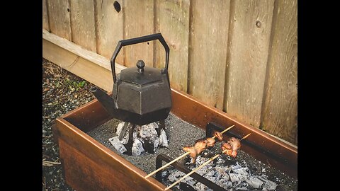 Edo Style Hibachi and fire tools - Japanese Charcoal Barbeque & Tea