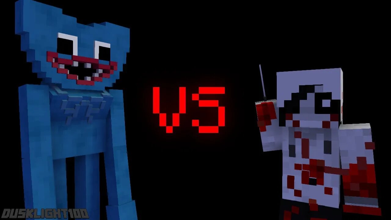 (13+) Huggy Wuggy vs Jeff The Killer (Poppy Playtime vs Creepypasta) | Minecraft Animation