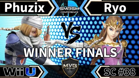 ONI|Phuzix (Sheik) vs. MVG|Ryo (Zelda, Lucina, & Ike) - SSB4 Winners Finals - Smash Conference 38