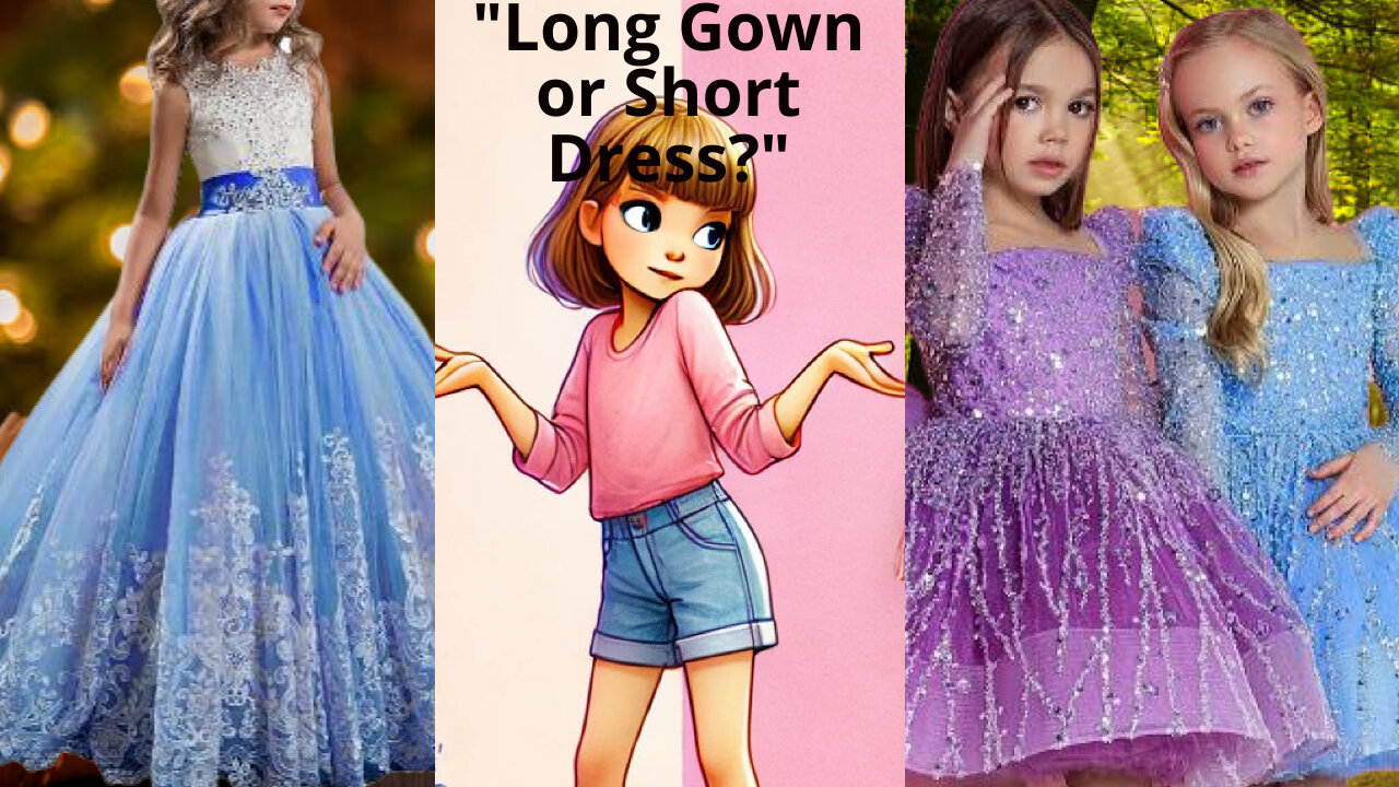 Long Gown vs. Short Dress: Deciding the Best Fit for Your Girl’s Special Day.