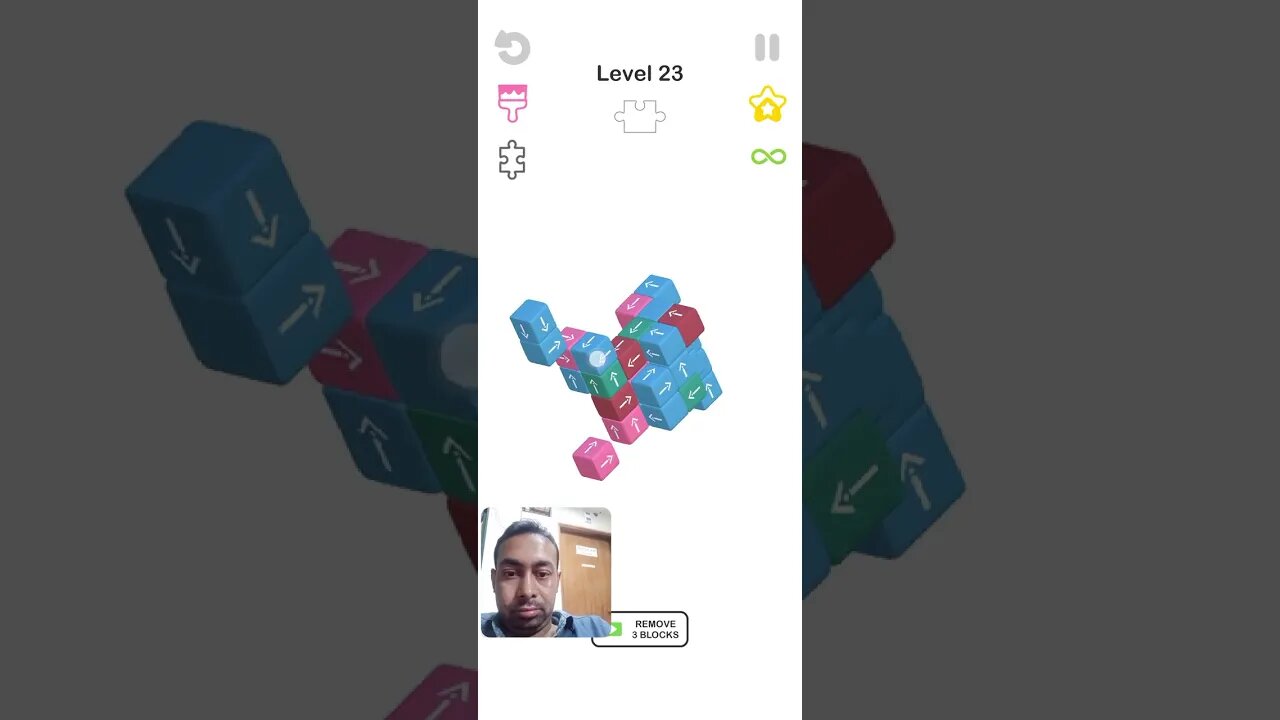 Tap Master Take Blocks Away Level 23 #gameday #game #gameplay #Tapmaster