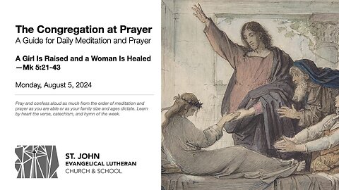 A Girl Is Raised and a Woman Is Healed—Mk 5:21-43