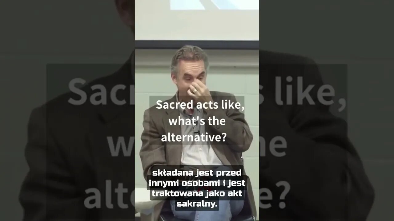 Jaki jest sens zawierania małżeństwa - Jordan Peterson