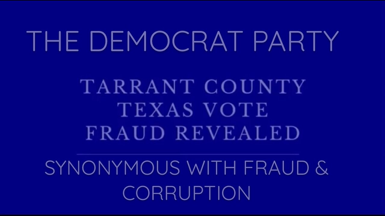 Democrat politicians synonymous with Corruption & FRAUD