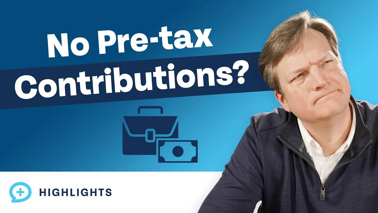 We Don't Make Pre-Tax Contributions (Is That Okay?)