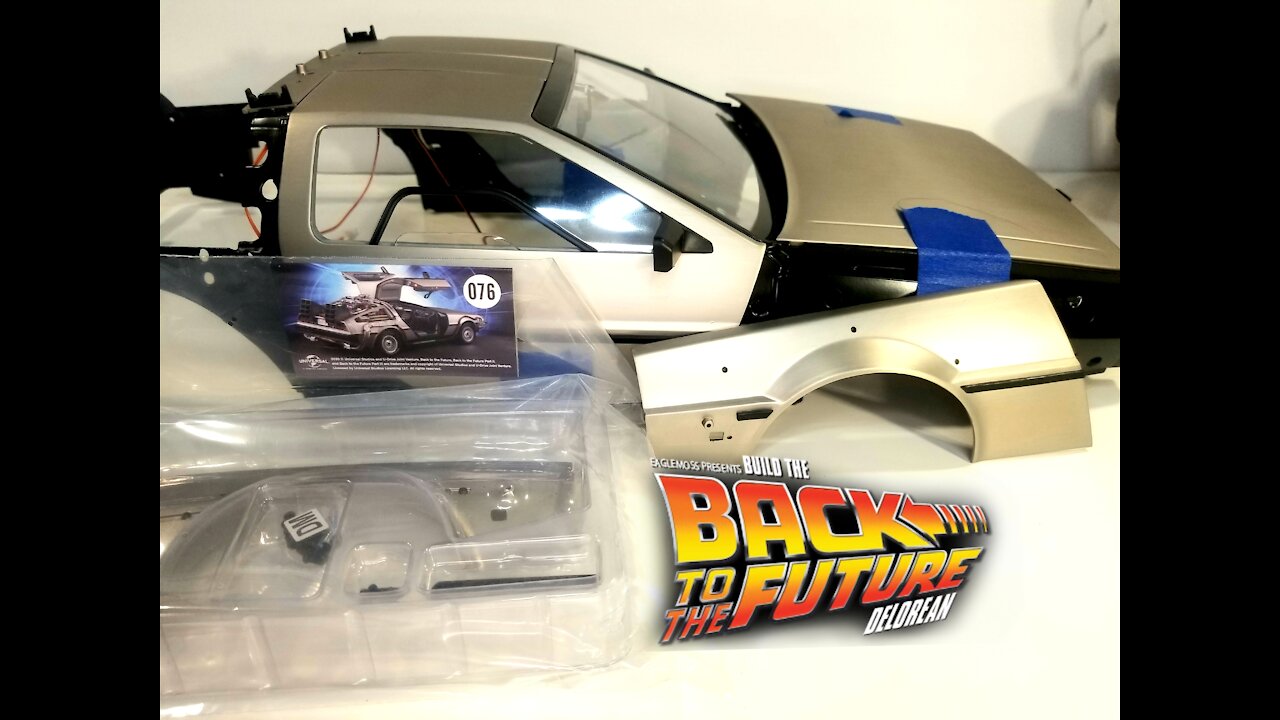 back to the future delorean by eaglemoss issue 76