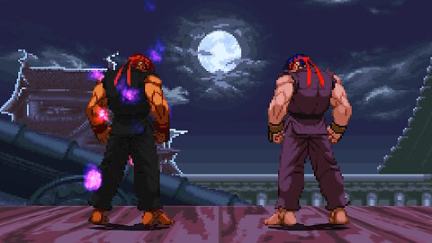 MUGEN - EmGofan98's Evil Ryu vs. ShinSmoke's Evil Ryu - Download