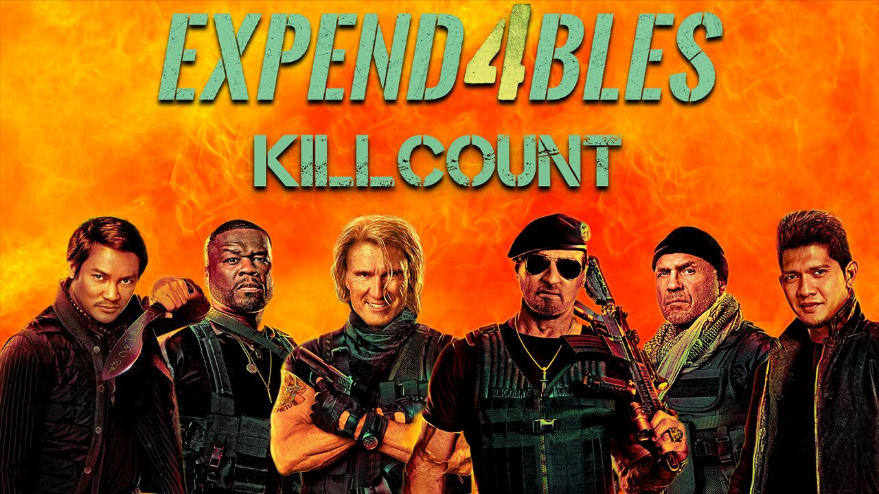 Expend4bles (2023) Stallone, Lundgren, Jaa, Uwais, Couture & 50 Cent killcount