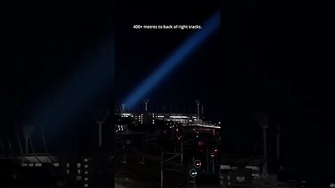 This flashlight has a 2km beam!