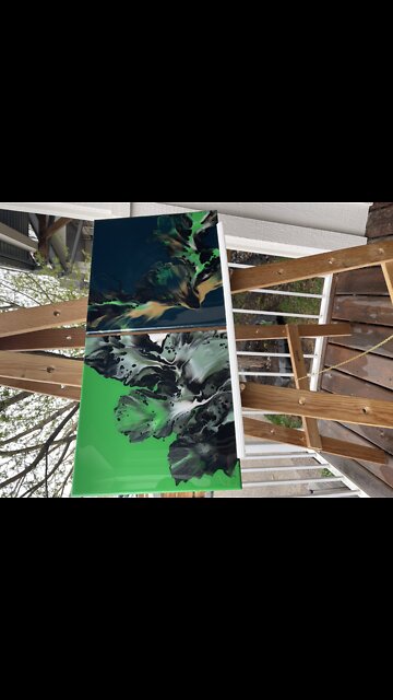 SALE #6 Happy Mother's Day! #shorts #forsale #art #dutchpour #supportlocal #shoplocal #yyc #green