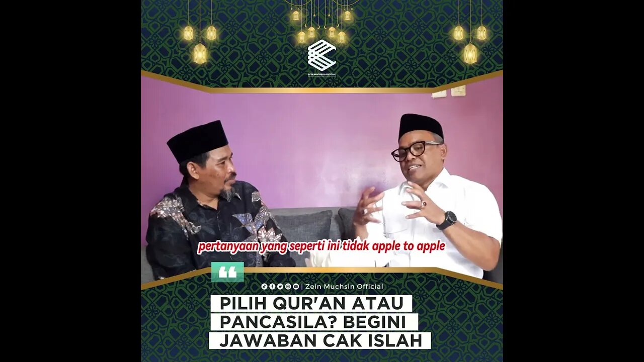 Islah Bahrawi : Paham Radikalisme dari Salafi Wahabi dalam Membenturkan Pancasila dan Qur'an