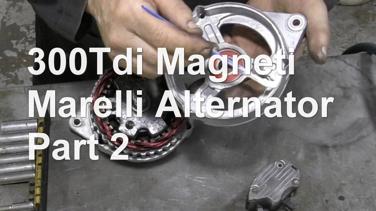 300Tdi Magneti Marelli Alternator Part 2