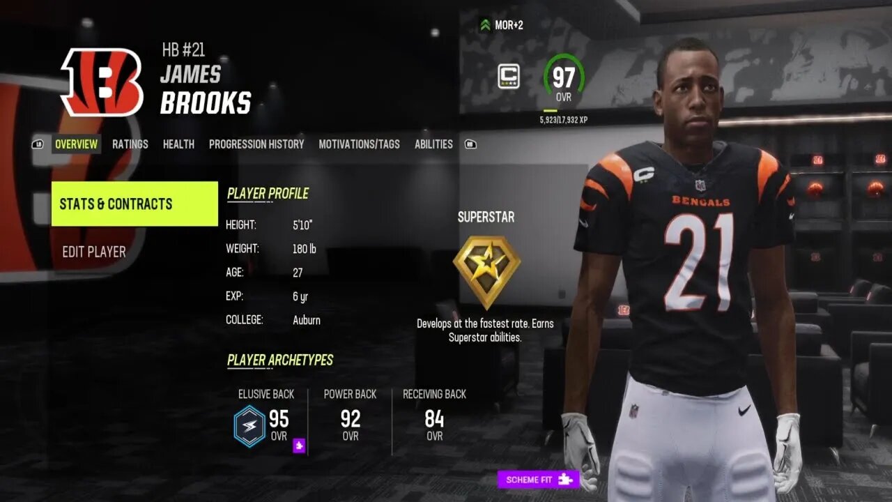 How To Create James Brooks Franchise Roster Madden 23