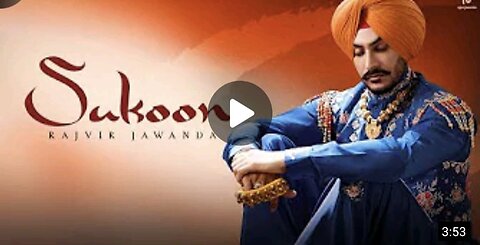 3:53 Sukoon (Official Song) Rajvir Jawanda | Singhjeet G Guri | New Punjabi Song 2023