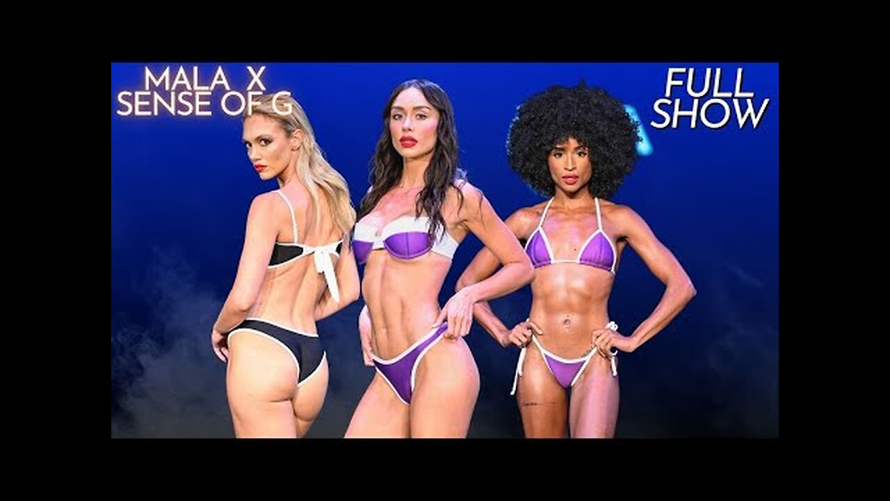 Mala X Sense of G FULL SHOW in Miami Swim Week 2024💋 #viral #fashion