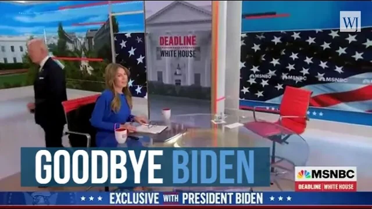 Biden Wanders Off Set During Live Interview Segment