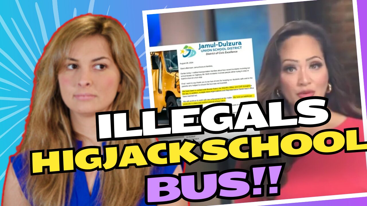 Illegals just tried to hijack a California school bus full of children