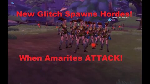 When Amarites attack! Zenith glitch leads to tons of Amarites on the map!