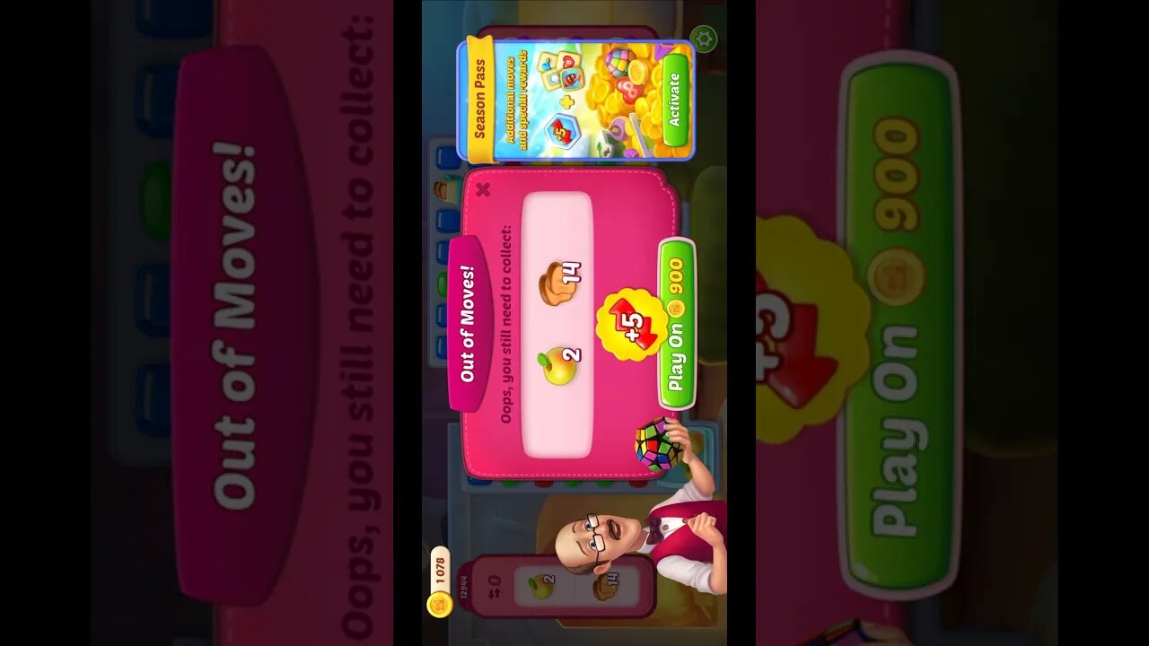 Shorts Playrix Homescapes Gameplay Walkthrough Level 12944-040